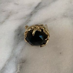 Kendra Scott Gold Black Ring